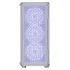 Корпус для ПК 2E Gaming Hexagon G338W, без БЖ, 2xUSB 3.0, 1xUSB Type-C, 1x120mm, 3x120mm ARGB, TG Side Panel, AT (2E-G338W) зображення 2