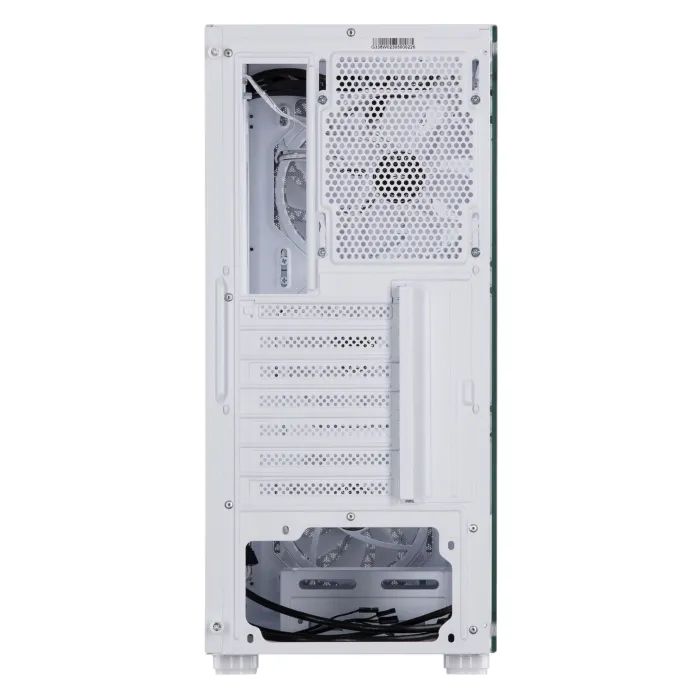 Корпус для ПК 2E Gaming Hexagon G338W, без БЖ, 2xUSB 3.0, 1xUSB Type-C, 1x120mm, 3x120mm ARGB, TG Side Panel, AT (2E-G338W) зображення 3