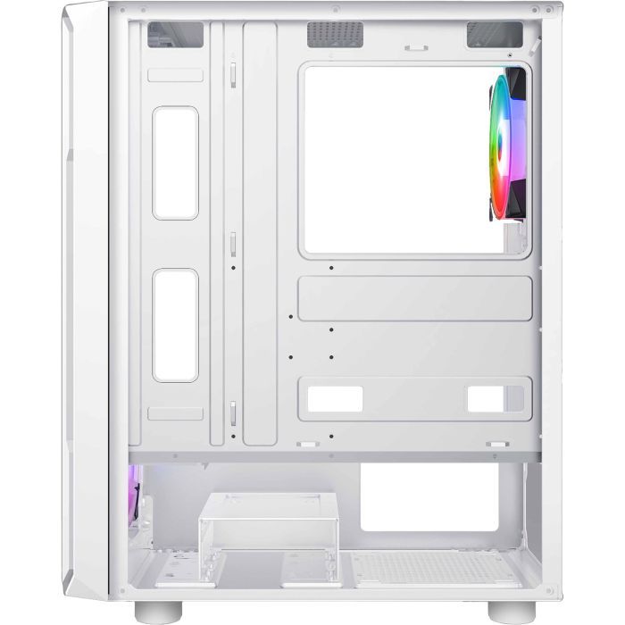 Корпус 2E Gaming Hexagon G338W, без БЖ, 2xUSB 3.0, 1xUSB Type-C, 1x120mm, 3x120mm ARGB, TG Side Panel, AT (2E-G338W) изображение 4