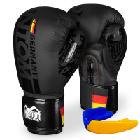 Фото - Рукавички для єдиноборств Phantom Боксерські рукавички  Germany Black 14oz  PHBG2189-14 (PHBG2189-14)