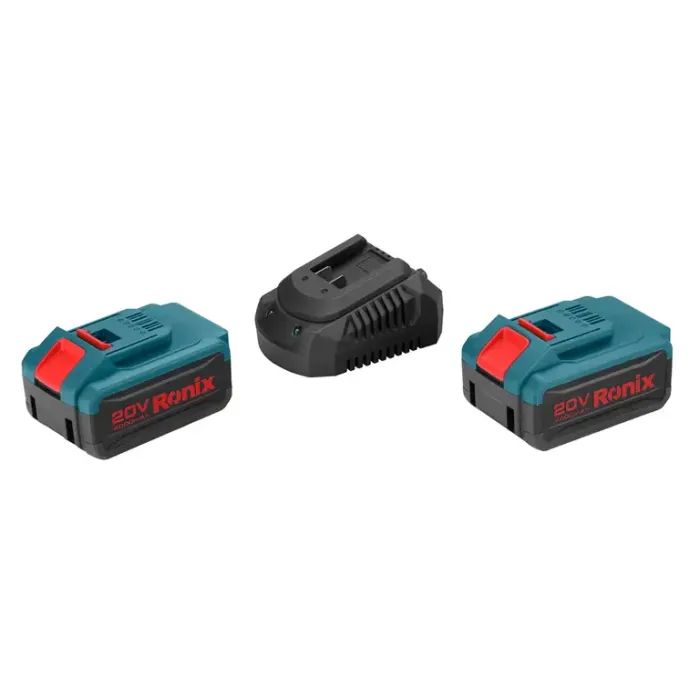 Перфоратор Ronix аккумуляторный 20В, 4Ah х 2 (8910K) изображение 7