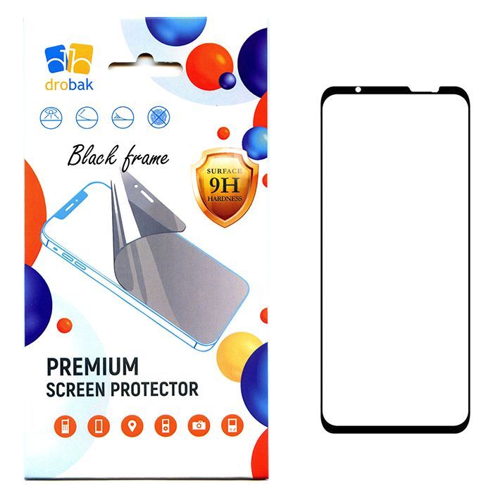 Скло захисне Drobak Asus ROG Phone 5s (Black) (616151) (616151)