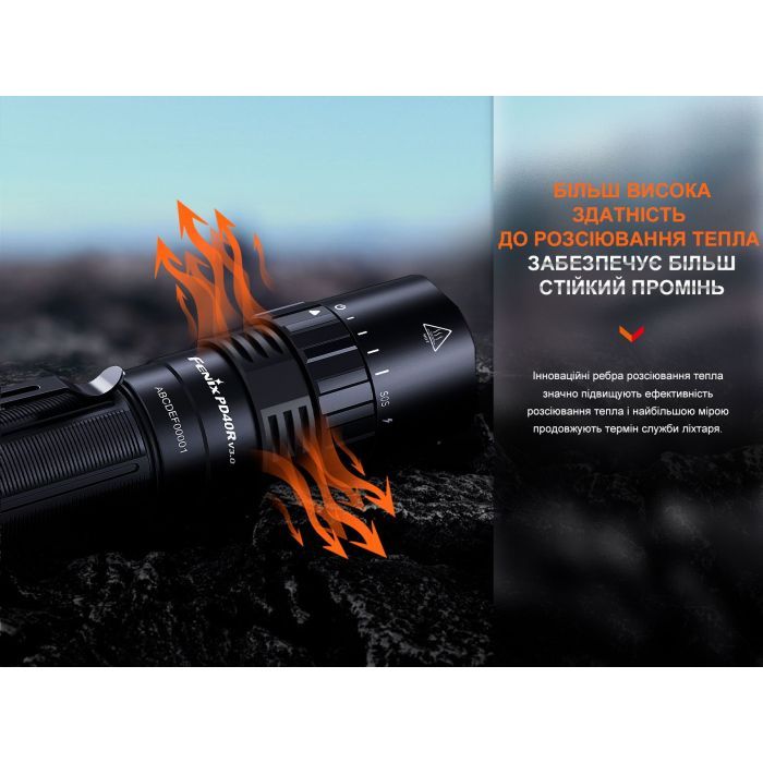 Фонарь Fenix PD40R V3.0 3000 lm (PD40RV30) изображение 10