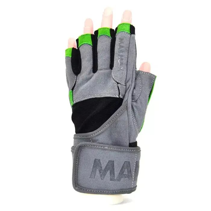 Перчатки для фитнеса MadMax MFG-860 Wild Grey/Green XXL (MFG-860_XXL) изображение 2