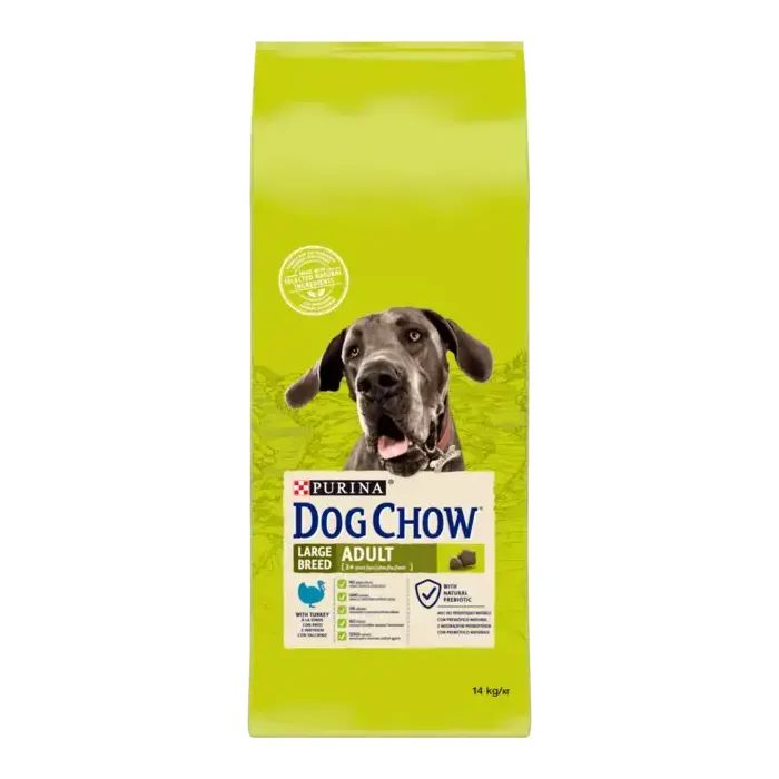 Сухой корм для собак Purina Dog Chow Adult Large Breed со вкусом индейки 14 кг (7613034487926)
