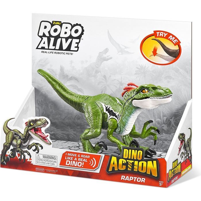 Интерактивная игрушка Pets & Robo Alive серии Dino Action - Раптор (7172) изображение 7