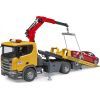 Спецтехника Bruder Эвакуатор Scania Super 560R с краном-манипулятором и автомобиль Roadster (03552) изображение 5