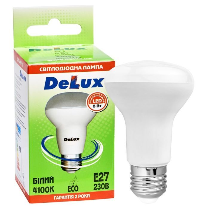 Лампочка Delux FC1 8 Вт R63 4100K 220В E27 (90020564) изображение 3