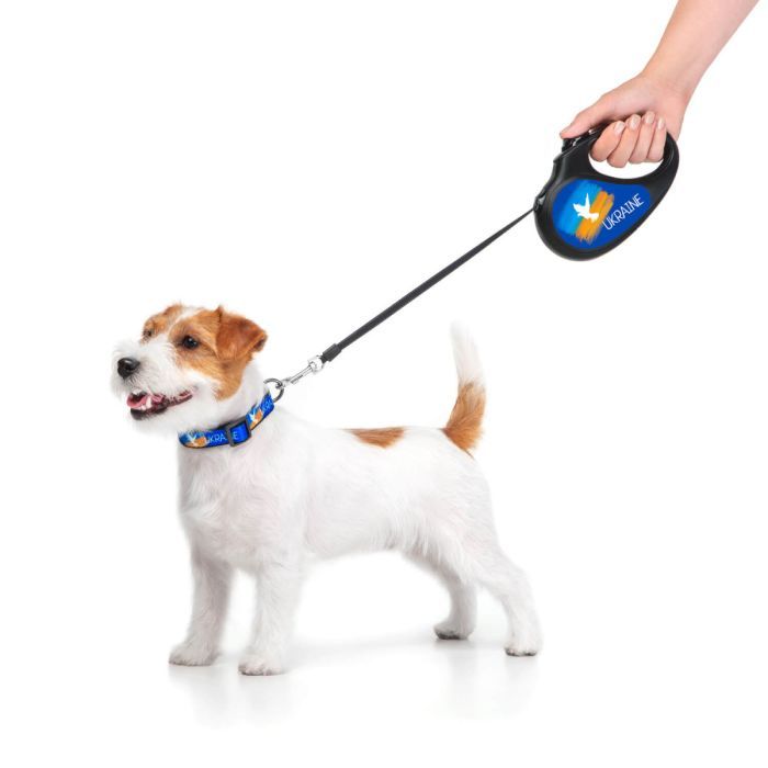 Повідець для собак WAUDOG R-leash "Прапор" S до 15 кг 5 м чорний (8124-0229-01) зображення 8