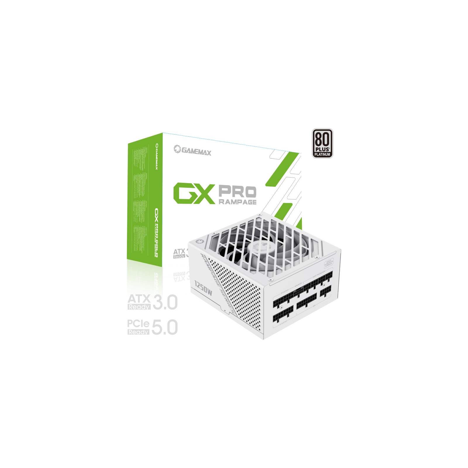 Блок питания Gamemax 1250W (GX-1250 PRO WT (ATX3.0 PCIe5.0) изображение 10