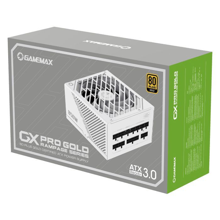 Блок питания Gamemax 1250W (GX-1250 PRO WT (ATX3.0 PCIe5.0) изображение 11