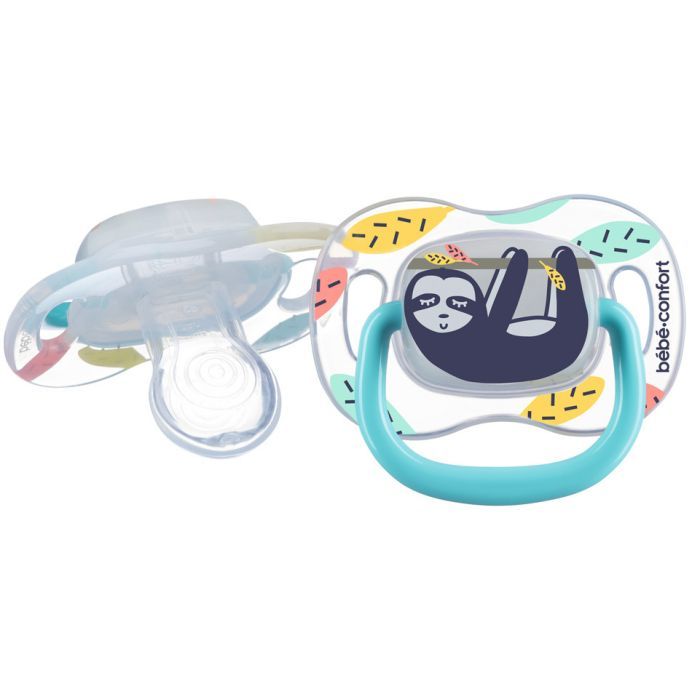 Пустышка Bebe Confort реверсивная 2 шт 6-36 мес Lazy Sloth (3104202090) изображение 2
