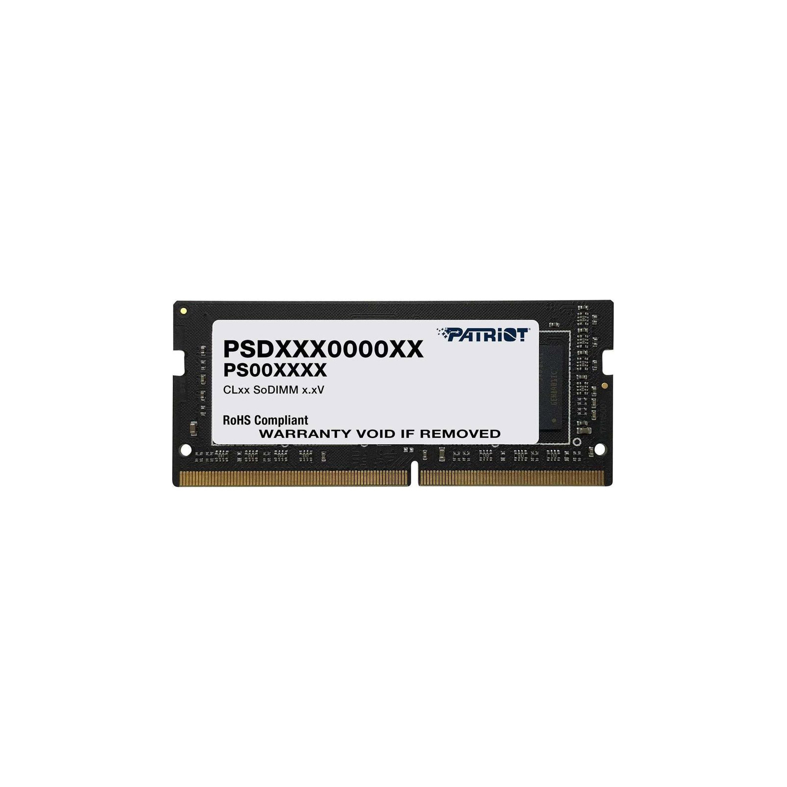 Модуль памяти для ноутбука SoDIMM DDR4 4GB 2666 MHz Patriot (PSD44G266682S)
