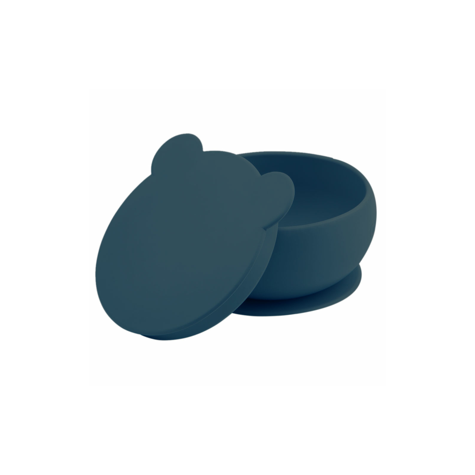 Тарілка дитяча MinikOiOi Bowly глибока з кришкою на присосці Deep Blue (101080010) зображення 2