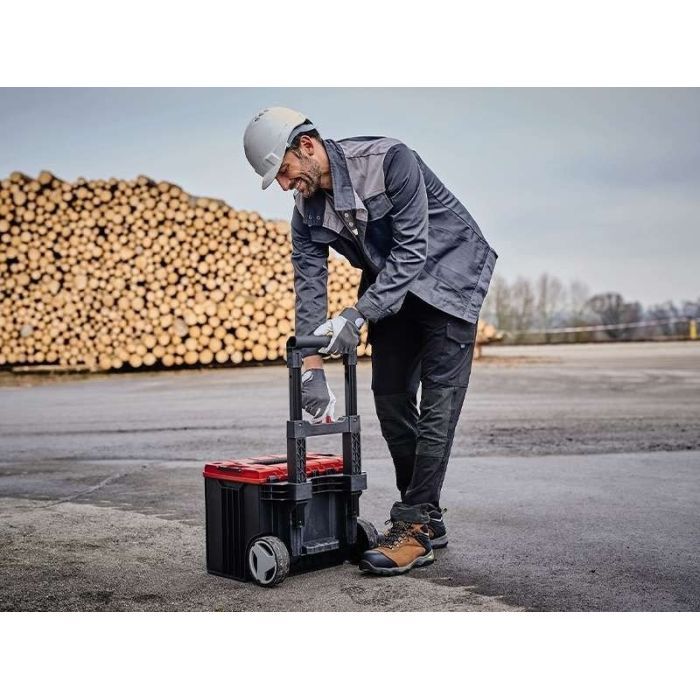 Ящик для инструментов Einhell E-Case L с колесами, до 120кг, колеса 15см (4540014) изображение 5