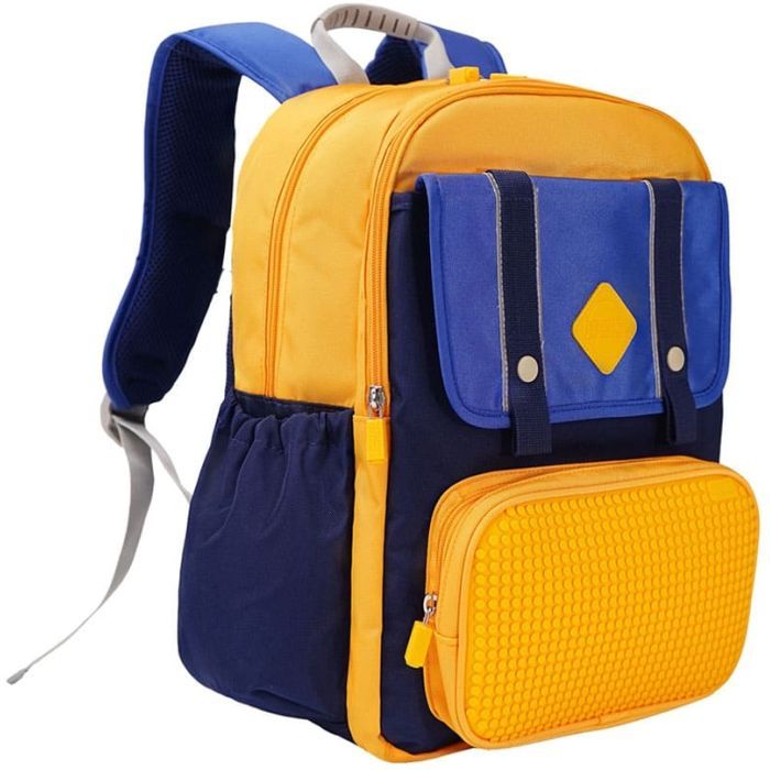 Рюкзак шкільний Upixel Dreamer Space School Bag - Синьо-жовтий (U23-X01-B) зображення 2