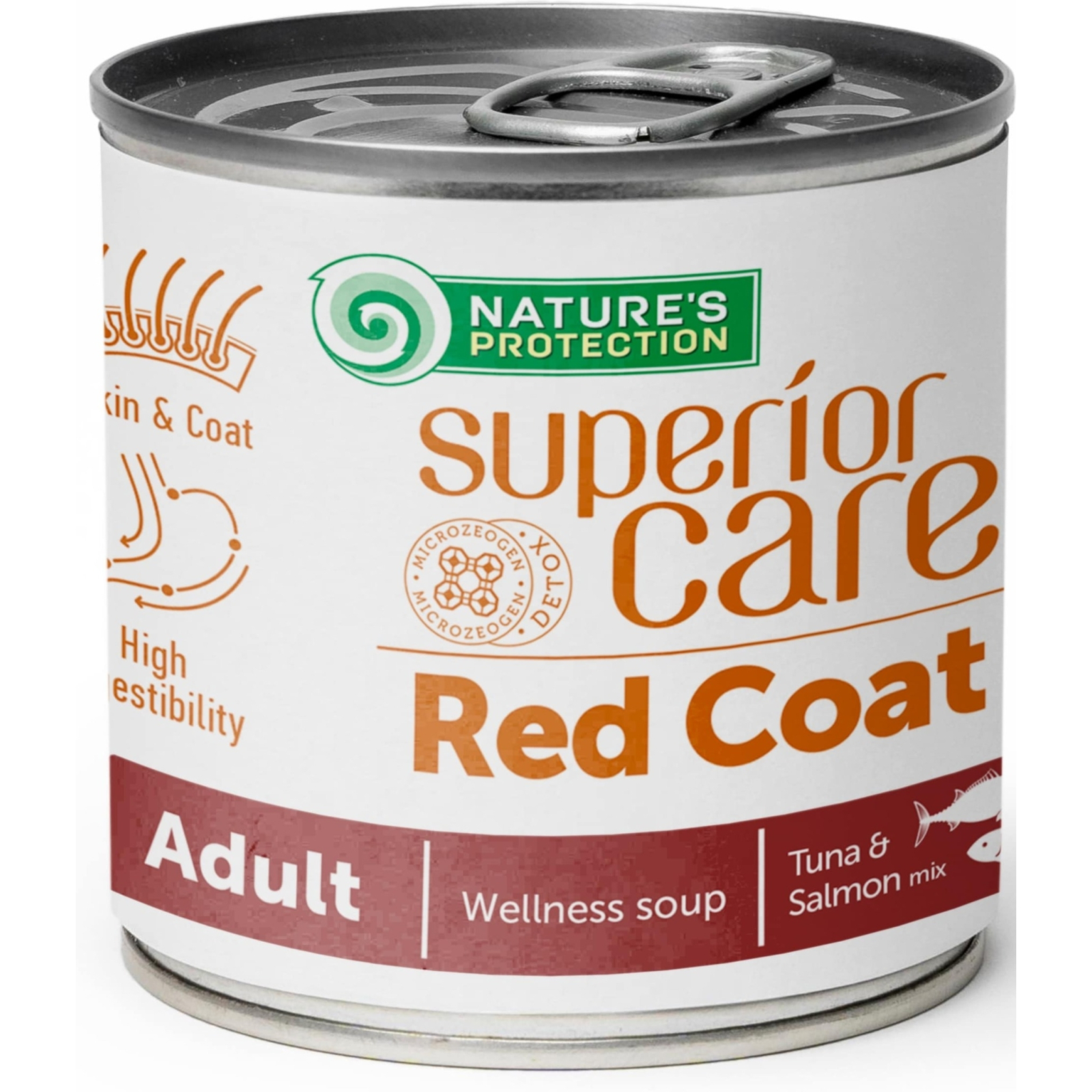 Консервы для собак Nature's Protection Superior Care Red Coat All Breeds Adult Salmon and Tuna 140 мл (KIKNPSC63361)