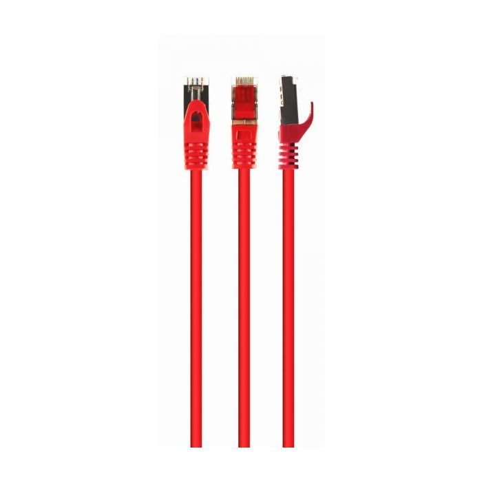 Патч-корд 10м S/FTP Cat 6A CU LSZH red Cablexpert (PP6A-LSZHCU-R-10M)
