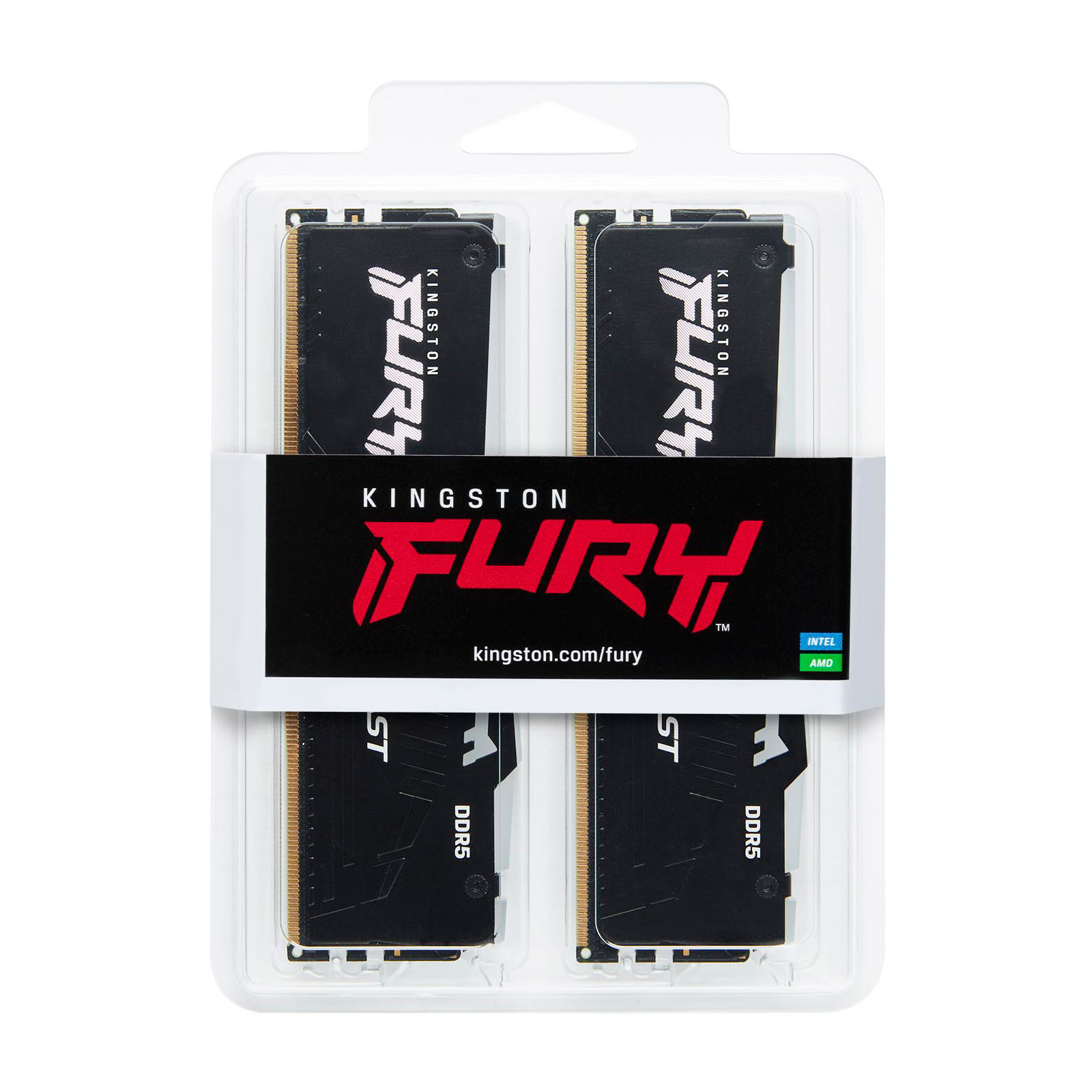 Модуль пам'яті для комп'ютера DDR5 16GB (2x8GB) 5600 MHz FURY Beast RGB Kingston Fury (ex.HyperX) (KF556C36BBEAK2-16) зображення 6