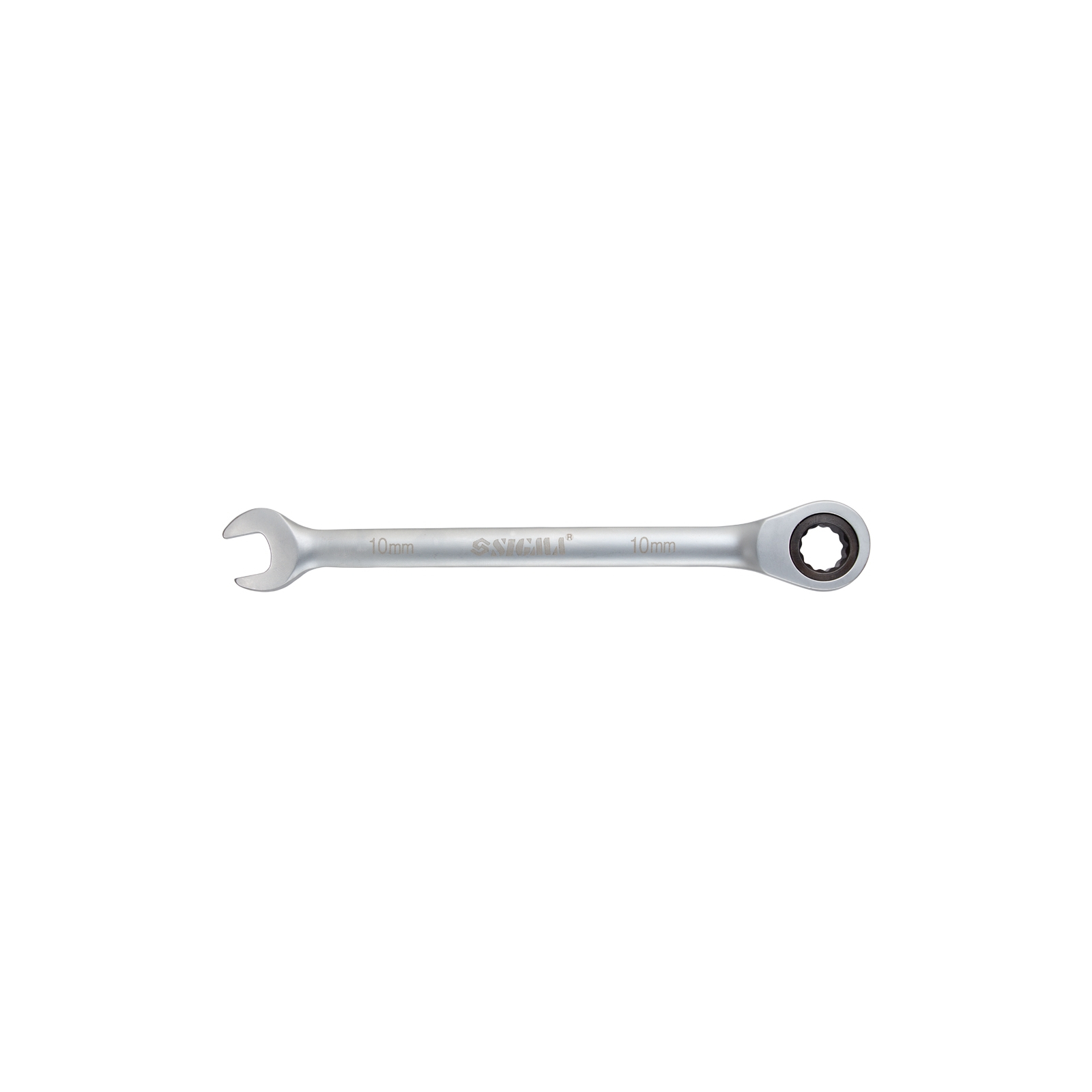 Ключ Sigma рожково-накидной с трещеткой 9мм CrV satine (6022091)