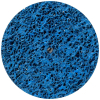 Круг зачистной Sigma из нетканого абразива (коралл) 125мм без держателя синий средняя жесткость (9175761)
