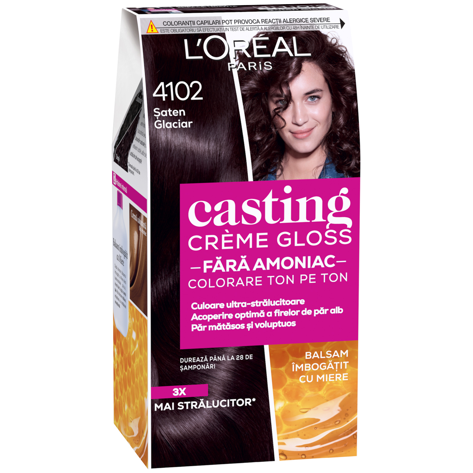 Фарба для волосся L'Oreal Paris Casting Creme Gloss 4102 - Холодний каштан 120 мл (3600523806911)