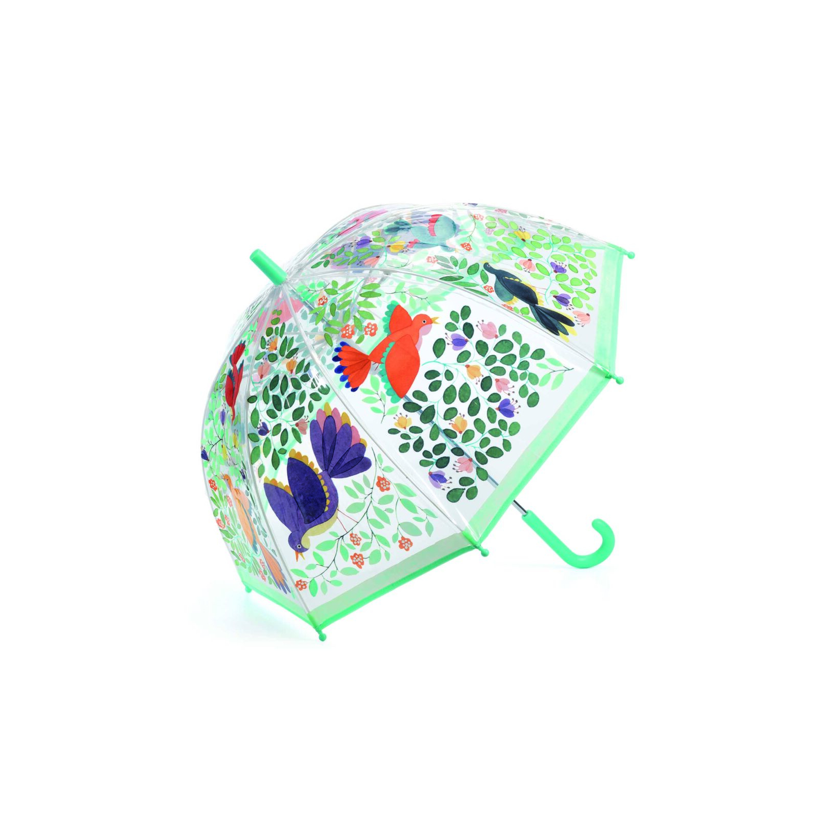 Зонт Crystal Art DJECO Парасолька "Квіти та пташки", DD04804 (DD04804)