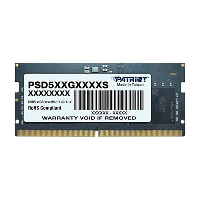 Модуль памяти для ноутбука SoDIMM DDR5 16GB 5600 MHz Patriot (PSD516G560081S)