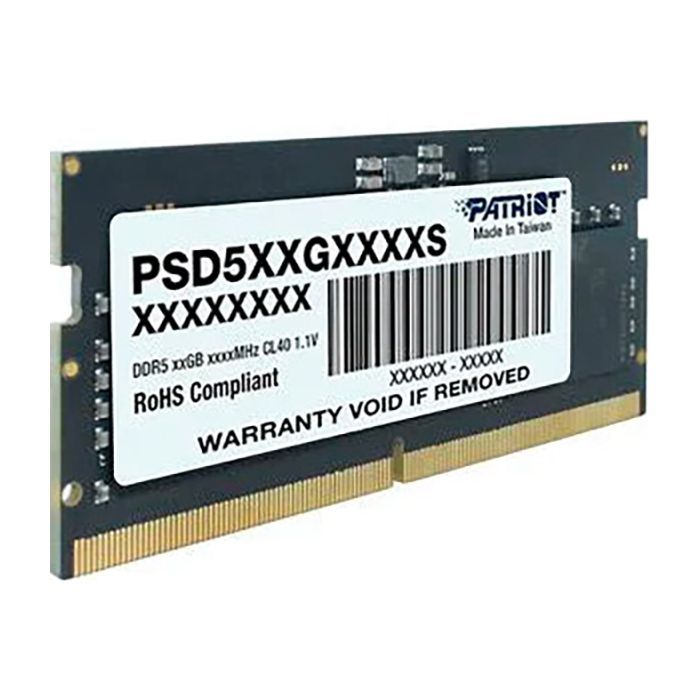 Модуль памяти для ноутбука SoDIMM DDR5 16GB 5600 MHz Patriot (PSD516G560081S) изображение 2