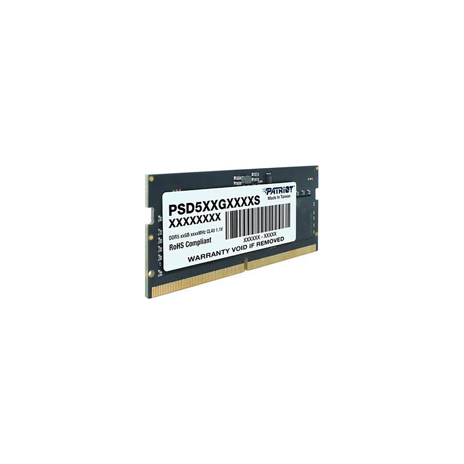 Модуль памяти для ноутбука SoDIMM DDR5 16GB 5600 MHz Patriot (PSD516G560081S) изображение 2