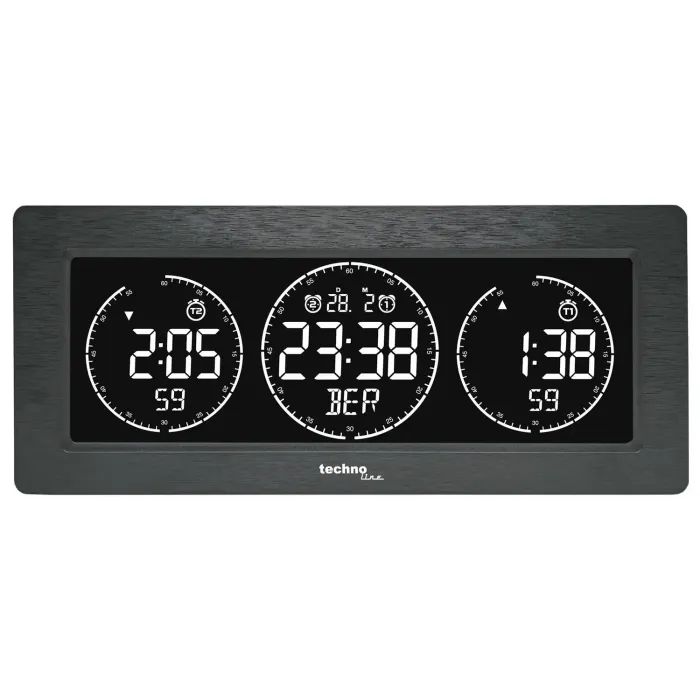 Настільний годинник Technoline WT458 Black (DAS302480) зображення 6