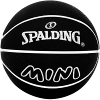 Фото - Баскетбольный мяч SPALDING М'яч баскетбольний  Spaldeens Mini чорний Уні 5.5 см 51335Z (68934 