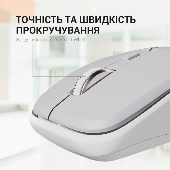 Мышка OfficePro M267R Silent Click Wireless Red (M267R) изображение 8