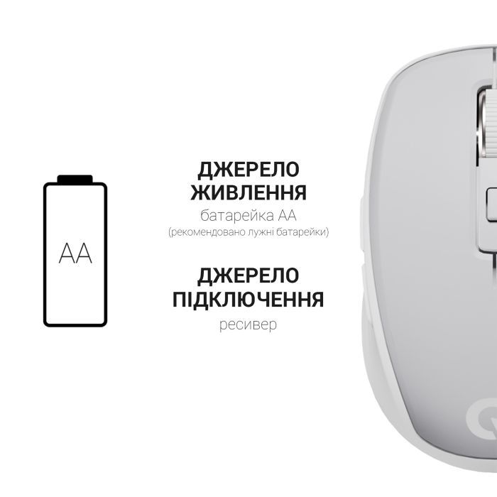 Мышка OfficePro M267R Silent Click Wireless Red (M267R) изображение 9