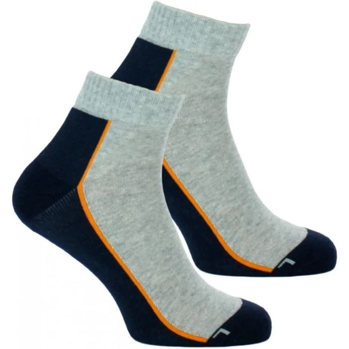 Носки Head Qperformance Quarter 781009001-870 2 пари Синій/Сірий 39-42 (8718824546506) изображение 2