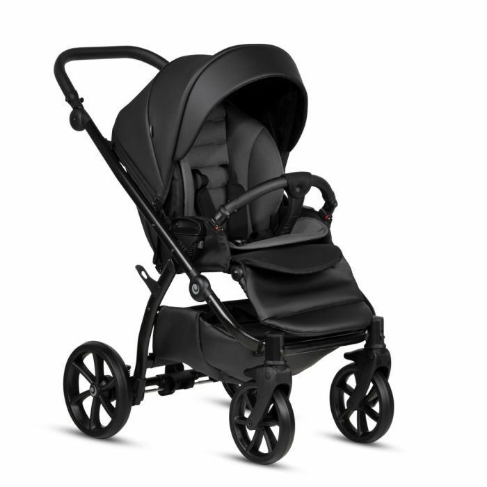 Коляска TUTIS Uno5 plus LEATHER COLLECTION Black Sesame (1402168) изображение 3