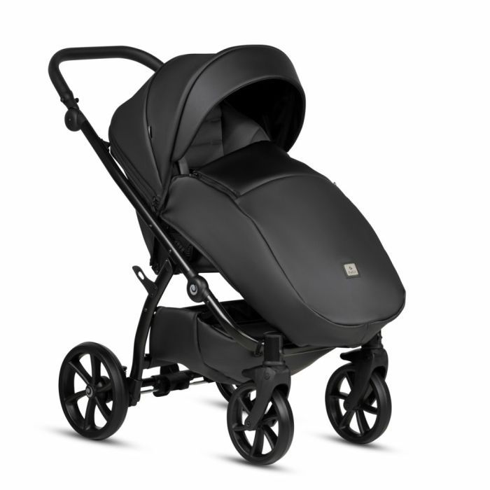 Коляска TUTIS Uno5 plus LEATHER COLLECTION Black Sesame (1402168) изображение 4