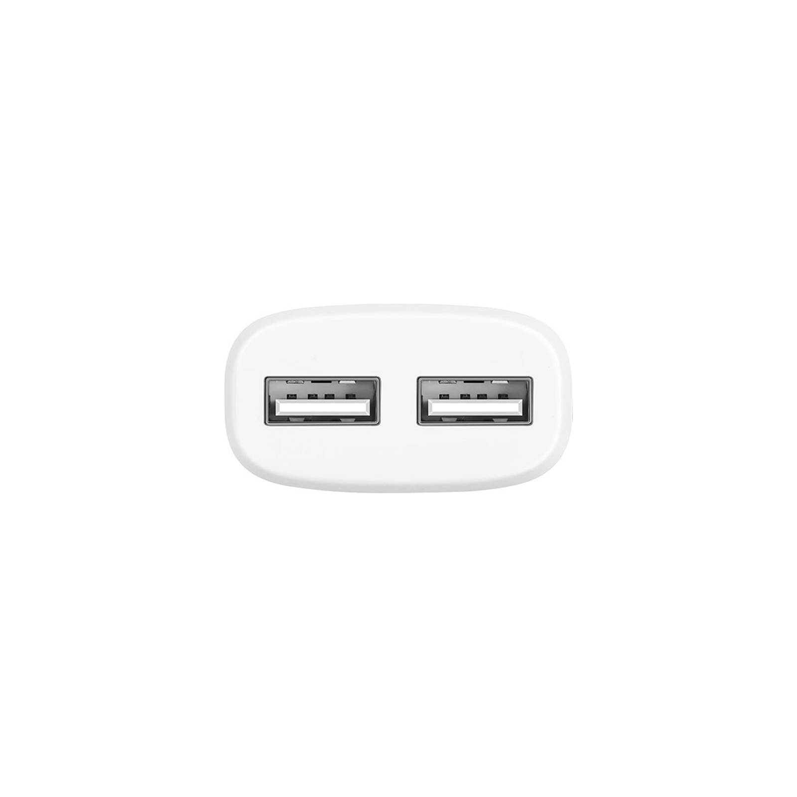Зарядний пристрій HOCO C12 Smart dual USB (Micro cable)charger set White (6957531047773) зображення 3