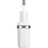 Зарядний пристрій HOCO C12 Smart dual USB (Micro cable)charger set White (6957531047773) зображення 5