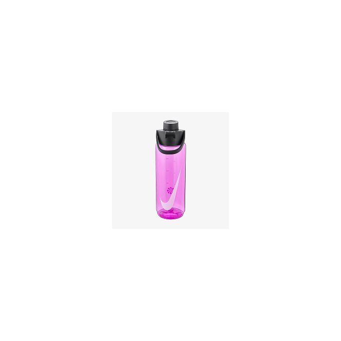 Пляшка для води Nike TR Renew Recharge Chug Bottle 24 OZ рожевий, чорний, білий 709 мл N.100.7636.644.24 (887791733290) зображення 3