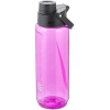 Пляшка для води Nike TR Renew Recharge Chug Bottle 24 OZ рожевий, чорний, білий 709 мл N.100.7636.644.24 (887791733290)