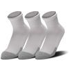 Носки Under Armour 1353262-100 Heatgear Quarter 3 пари Білий LG (192811960434)