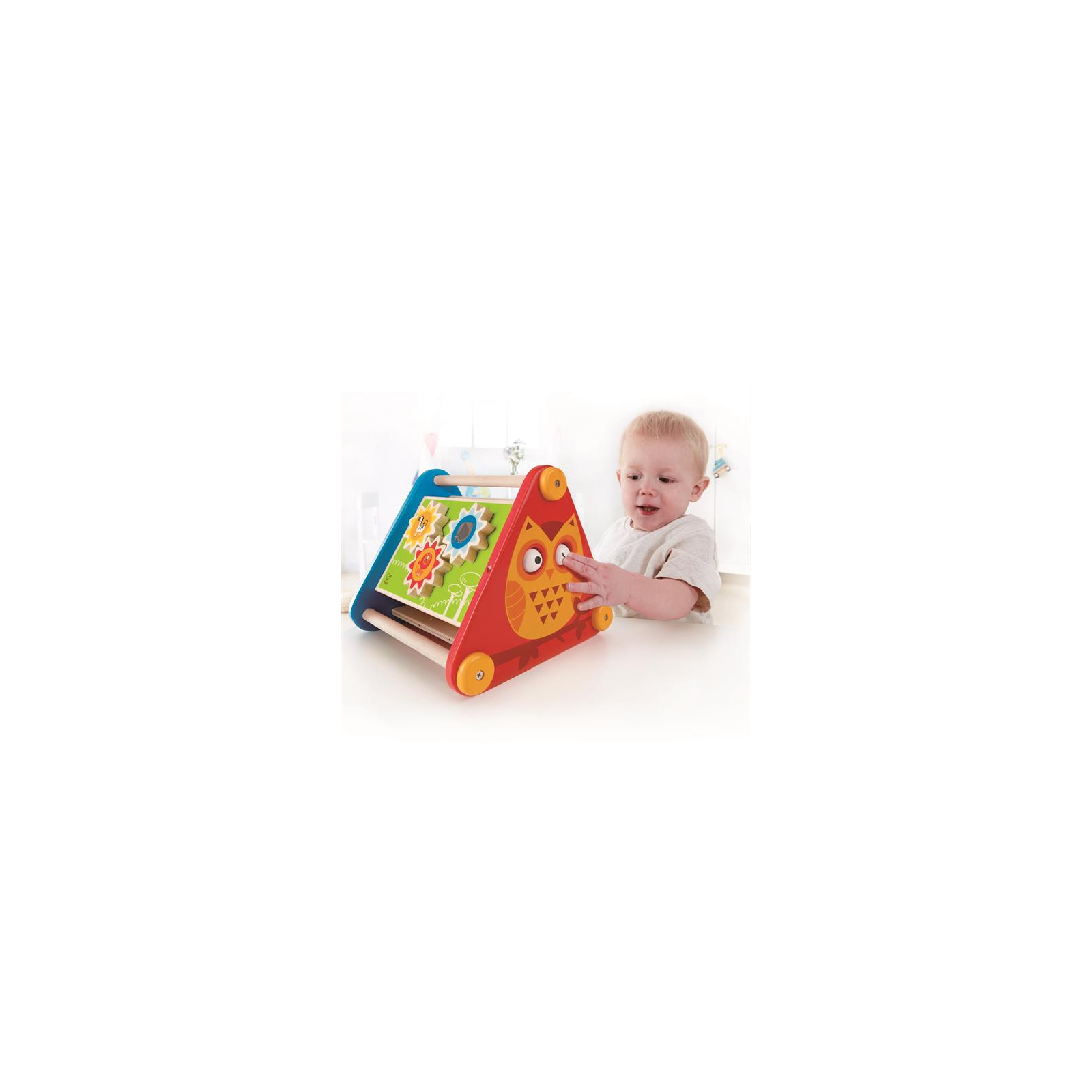 Развивающая игрушка Hape деревянный бизибокс 5 в 1 (E0434) изображение 4