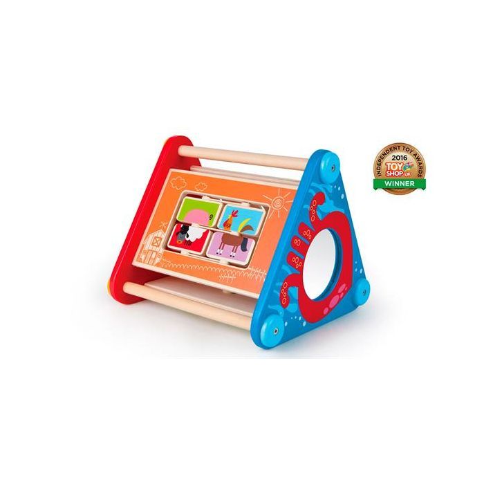 Развивающая игрушка Hape деревянный бизибокс 5 в 1 (E0434) изображение 6
