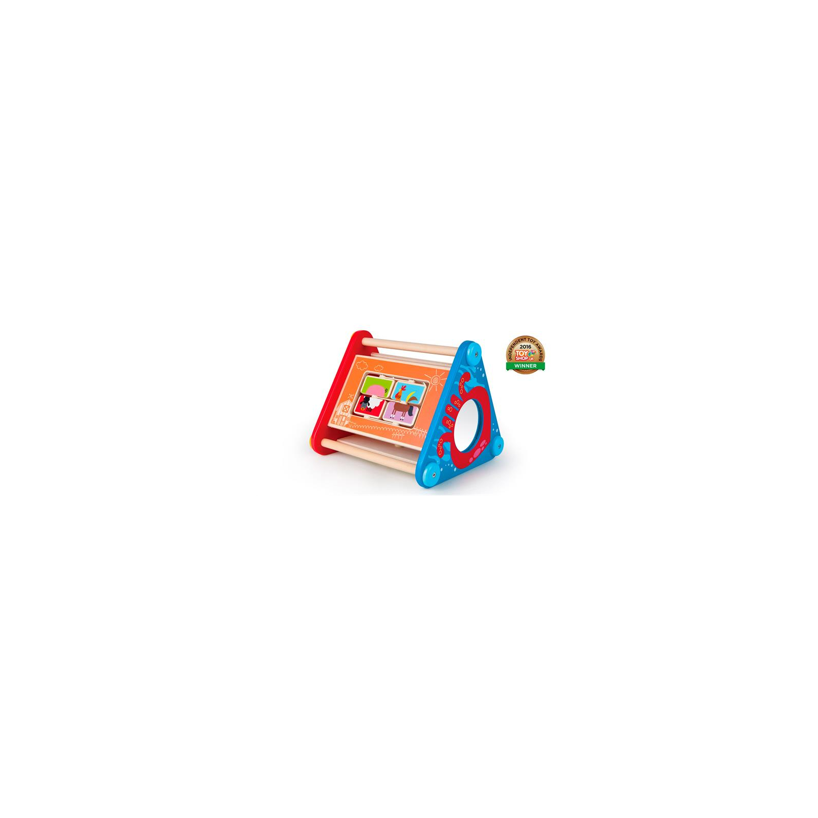 Развивающая игрушка Hape деревянный бизибокс 5 в 1 (E0434) изображение 6