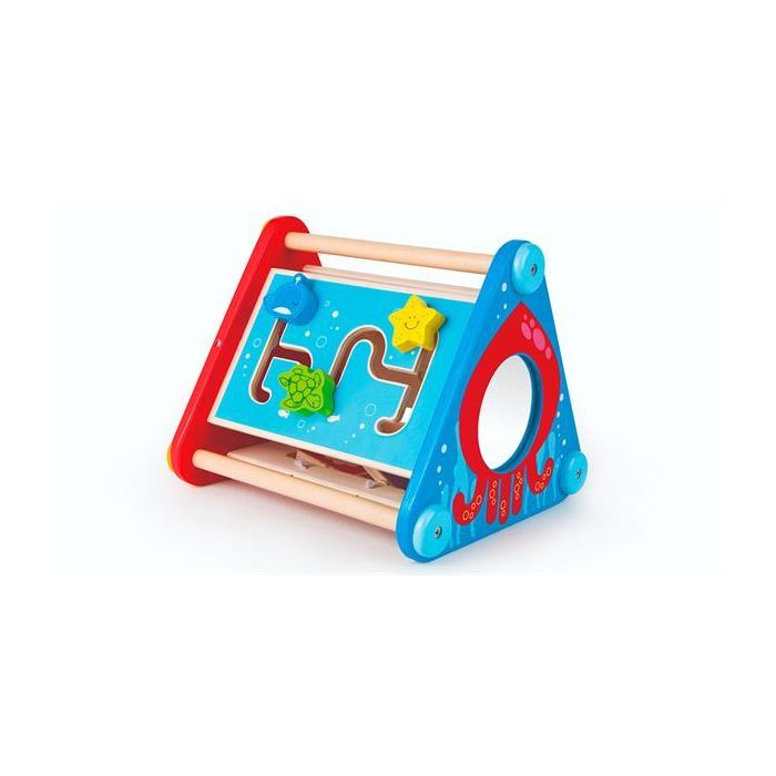 Развивающая игрушка Hape деревянный бизибокс 5 в 1 (E0434) изображение 7