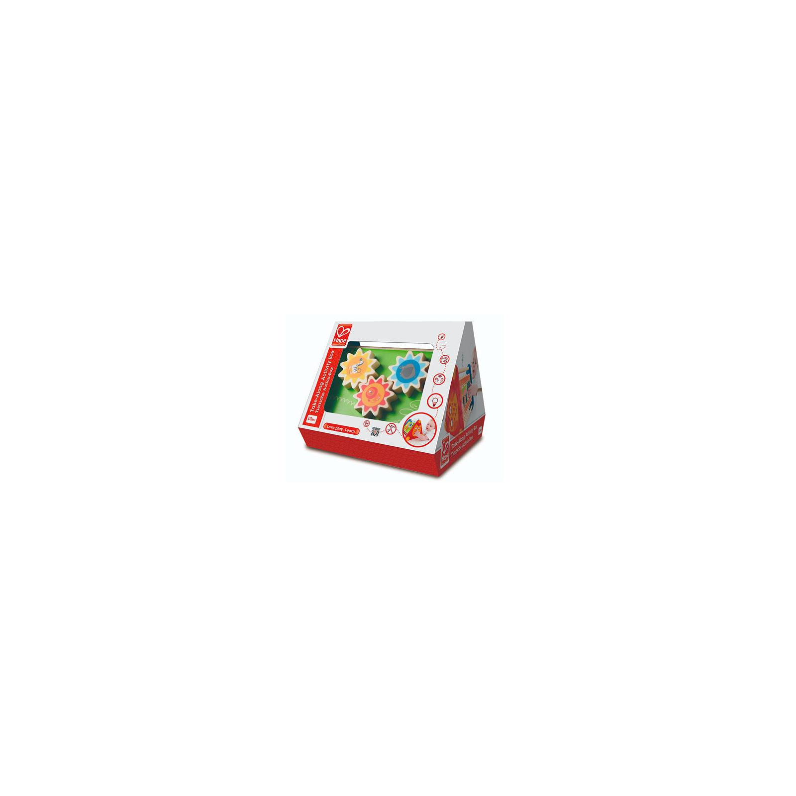 Развивающая игрушка Hape деревянный бизибокс 5 в 1 (E0434) изображение 8