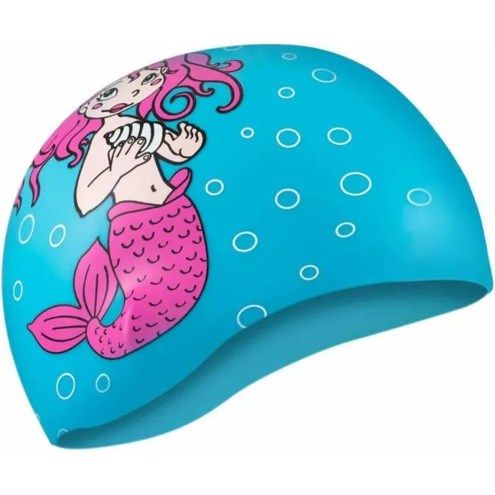 Шапка для плавания Aqua Speed Kiddie 142-Shark 1783 синій Діт OSFM (5908217617835)