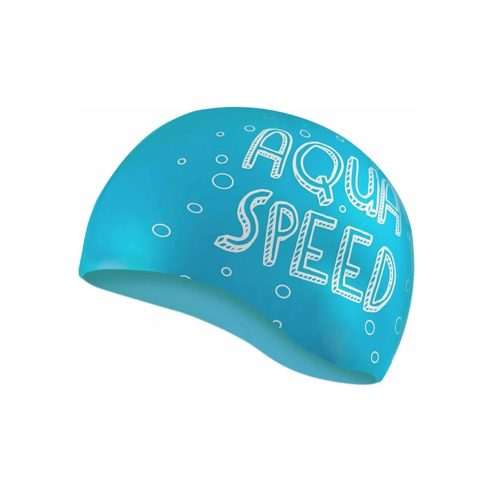 Шапка для плавания Aqua Speed Kiddie 142-07 60649 чорний, принт Діт OSFM (5905718606498) изображение 2