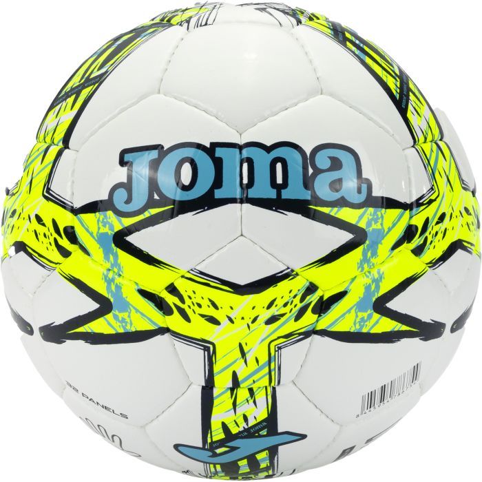 М'яч футбольний Joma Dal III 401412.206 білий, червоний, салатовий Уні 5 (8445954786723)